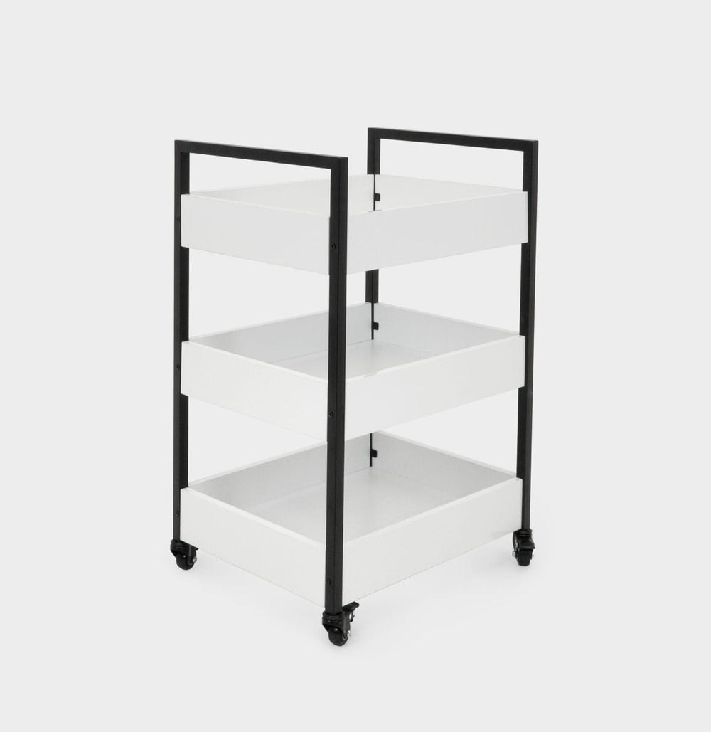 Regał kosmetyczny pomocnik na kółkach - BIAŁY