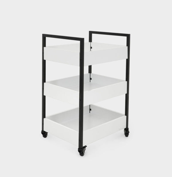 Regał kosmetyczny pomocnik na kółkach - BIAŁY