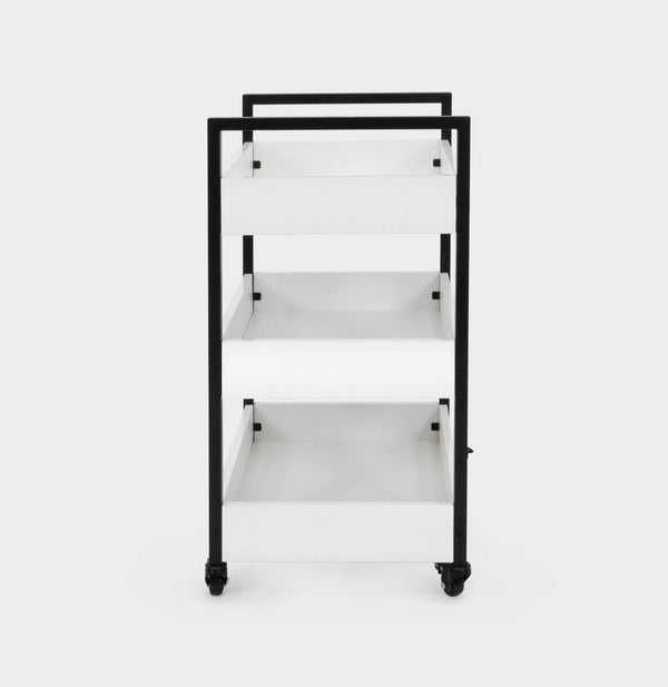 Regał kosmetyczny pomocnik na kółkach - BIAŁY