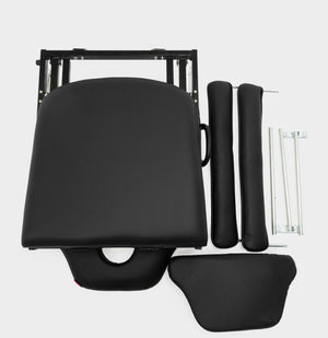 Fotel kosmetyczny składany leżanka do zabiegów - Czarny - Studio Bay