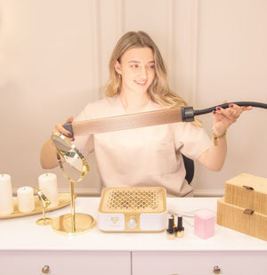 Lampa kosmetyczna biurkowa Single Star - Rose Gold - Studio Bay