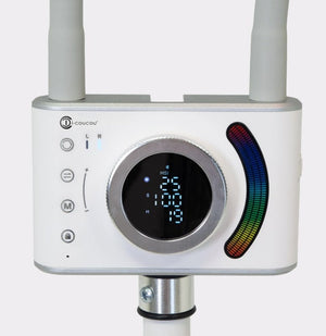 Lampa kosmetyczna dwuramienna Duo Color - RGB Biała - Studio Bay