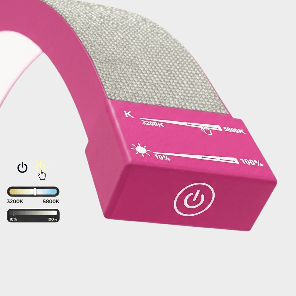 Lampa kosmetyczna POL Moon II - Różowa z cyrkoniami - Studio Bay