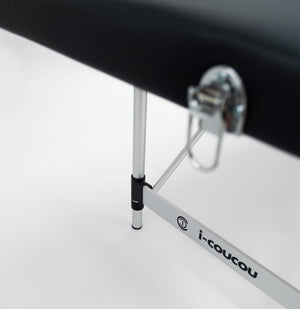 Łóżko kosmetyczne do stylizacji rzęs Space Slim - Czarne - Studio Bay