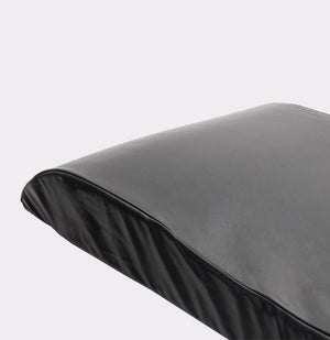 Poszewka z ekoskóry na materac coucou CLOUD 2.0 60 cm - Czarna - Studio Bay