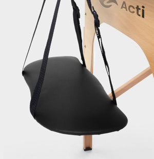 Stół Acti COMPACT do masażu 65cm Drewniany - Czarny - Studio Bay