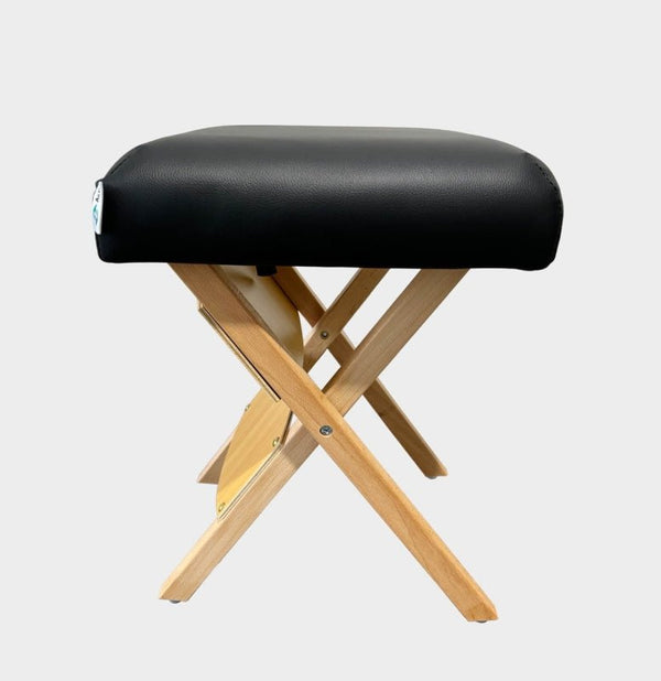 Taboret drewniany składany - Czarny - Studio Bay